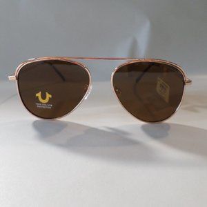 Rose gold True Religion Sunglasses